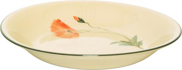 Teller 24 tief Mohn