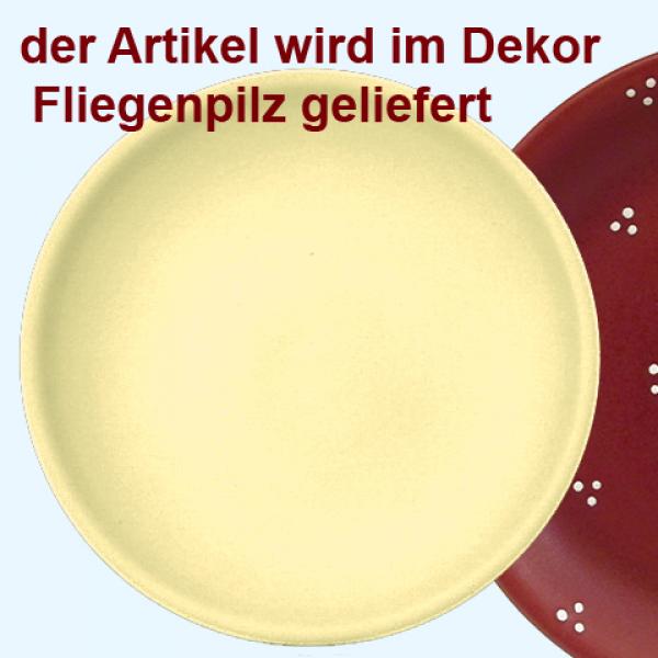 Teller 29 flach Fliegenpilz
