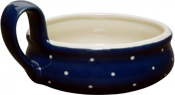 Tiegel blau 3 Punkt