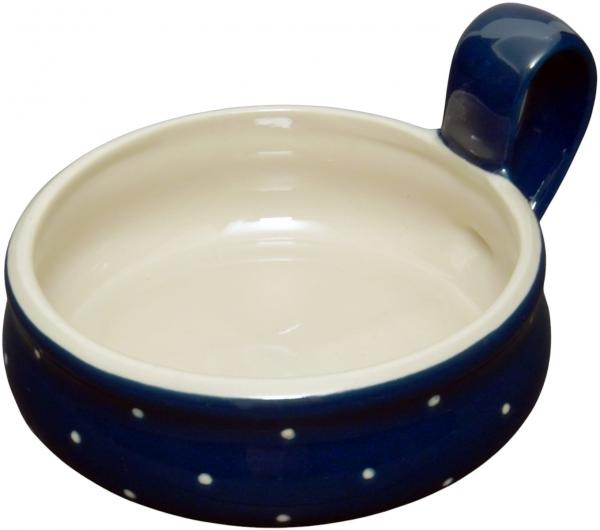 Tiegel blau 3 Punkt