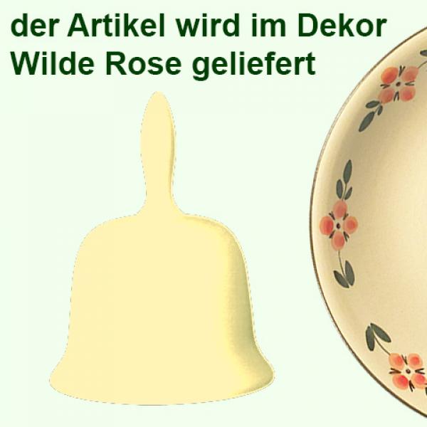 Tischglocke groß Wilde Rose