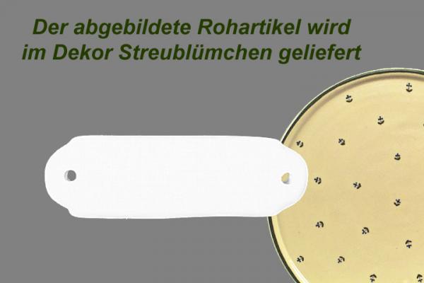 Türschild mit Schrift (1 Zeile) Streublume