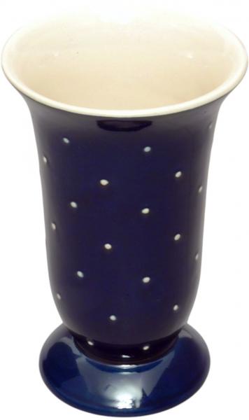 Tulpenvase 18 cm blau 1 Punkt