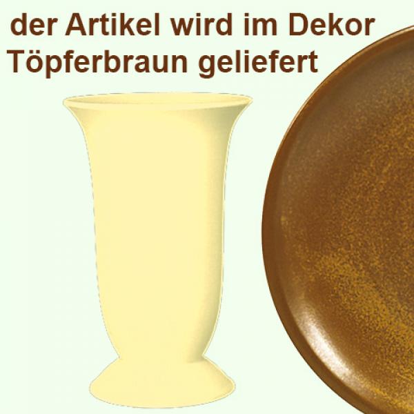 Tulpenvase 18 cm braun