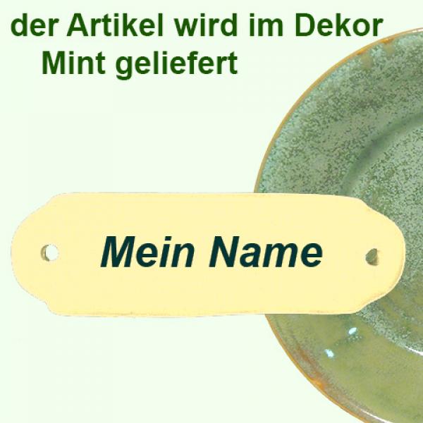 Türschild mit Schrift (1 Zeile) Mint