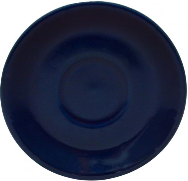 Teller 29 flach glänzend blau