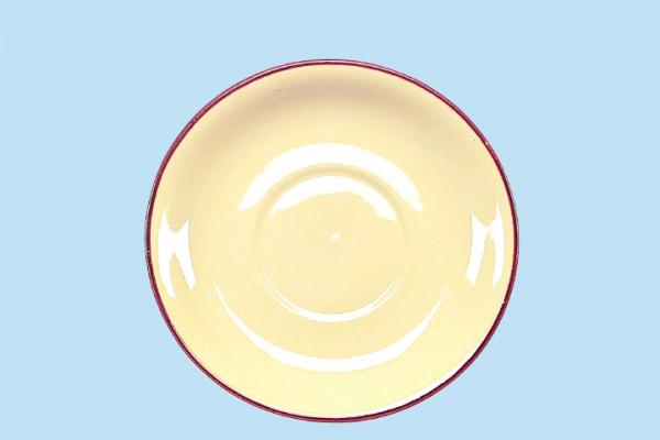 Untertasse Becher Vergissmeinnicht bordeaux