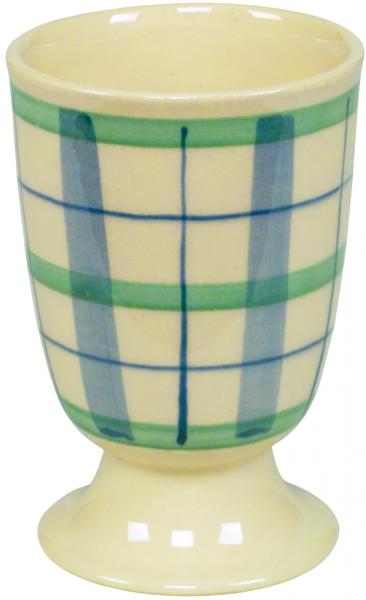Weinbecher karo grün-blau