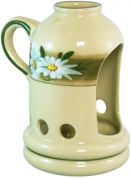 Windlicht Dekor Margueritenblume