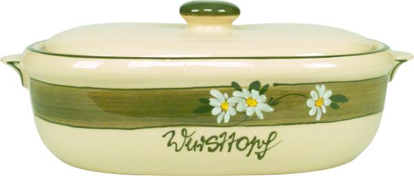 Wursttopf Dekor Margueritenblume
