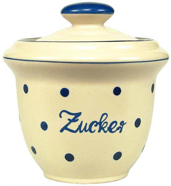 Zuckertopf Elli blau