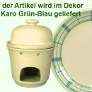 Apfelbräter karo grün-blau