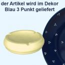 Ascher 15 cm blau 3 Punkt