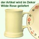 Bierkrug 0,3 l Wilde Rose