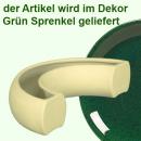 Blütenkranz Halb grün Sprenkel