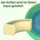 Blütenkranz Viertel Aqua