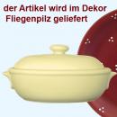 Brottopf groß mit Schrift (1 Zeile) Fliegenpilz