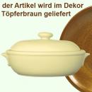 Brottopf groß braun