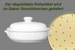 Brottopf klein mit Schrift (1 Zeile) Streublume
