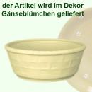 Brötchenkorb mit Schrift (1 Zeile) Gänseblümchen