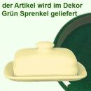 Butterdose grün Sprenkel
