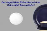 Deckel für Tassen matt blau