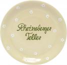 Dessertteller 19 mit Schrift (2 Zeilen) Gänseblümchen