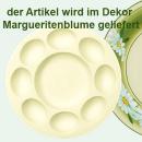Eierteller Dekor Margueritenblume