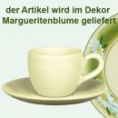 Espresso komplett Dekor Margueritenblume