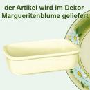 Fischbüchse 12,5 x 8 Dekor Margueritenblume