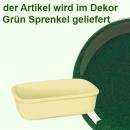 Fischbüchse 12,5 x 8 grün Sprenkel