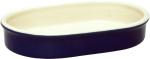 Fischbüchse oval glänzend blau