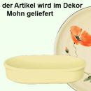 Fischbüchse oval Mohn