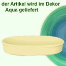 Fischbüchse oval Aqua