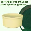 Fischbüchse rund grün Sprenkel