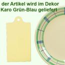 Frühstücksbrett karo grün-blau