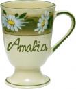 Fußtasse mit Schrift