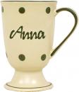 Fußtasse mit Schrift Elli grün