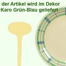 Gartenstecker karo grün-blau