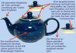 Teekanne 0,9 l blau 1 Punkt