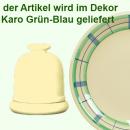 Gewürzdose II karo grün-blau