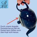 Teekanne 0,9 l blau 1 Punkt
