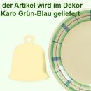 Glocke mittel karo grün-blau