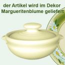 Gurkentopf Dekor Margueritenblume