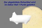 Hackepeterschwein hell 1 Punkt