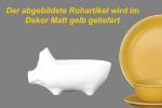 Hackepeterschwein matt gelb