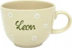 Jumbotasse mit Schrift