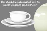 Kaffeegedeck glänzend weiß