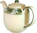 Kaffeekanne 1,3 Liter Dekor Margueritenblume