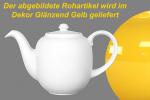 Kaffeekanne 0,9 l glänzend gelb